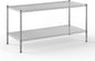 24" Deep x 54" Wide x 27" Height Wire Shelving Kit | 2-Tier | NSF Commercial Storage Rack Unit