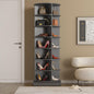 7-Tier Rotating Shoe Rack Tower, 360 Spinning Shoe Rack, Modern Free Standing Spinning Shoe Organizer, Rotating Lazy Susan Shoe Racks for Entryway Doorway, Holds Up to 28 Pairs of Shoes(Grey)