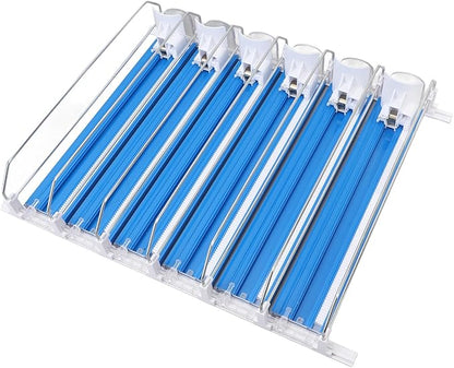 Drink for Fridge Adjustable Can Dispenser with Glide Pusher for Soda Beer and Beverages
