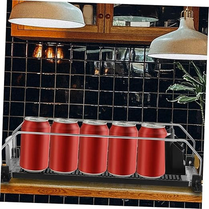 Stackable Beverage Dispenser Stand Automatic Drink Dispenser for Refrigerator Soda Can Organizer Propeller
