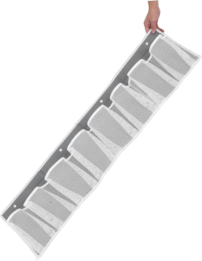 Zerodeko Extra Hanging Shoe Organizer for Rvs and Campers Wall Mounted Bedside Storage with Breathable Mesh Fabric Space-saving Design for Multiple of Shoes and Essentials