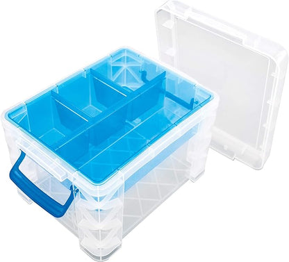 AVT37375 - Advantus Super Stacker Divided Storage Box