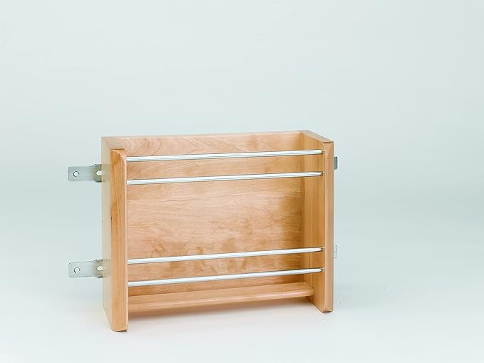 Rev-A-Shelf Wood Foil/Wrap Cabinet Door Organizer