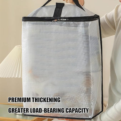 PVC Shoe Organizers for Travel with Meshes Design to Odors Ideal for Suitcases Backpacks and Home Closet Storage Hanging Shoe Organizers