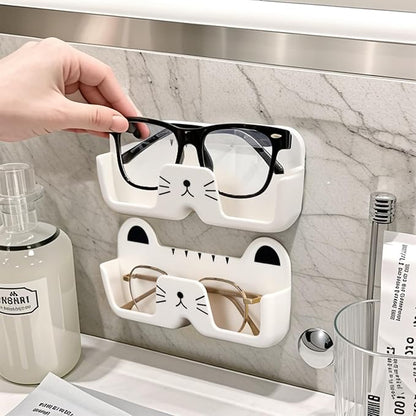 Nokiils 4 Pack Sunglass Organizer, Cat-shaped Sunglasses Holder, Glasses Organizer for Entryway, Living Room, Bedroom, Bathroom