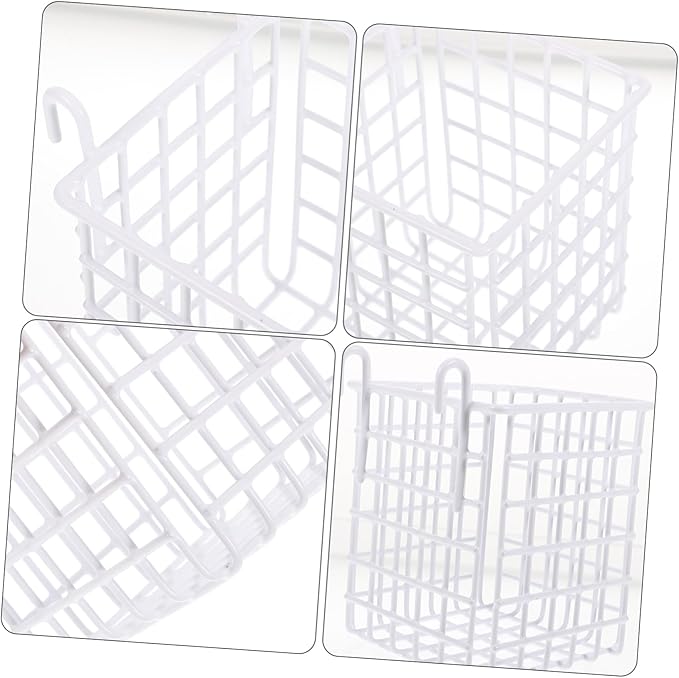 Cabilock Wire Basket Hanging Storage Rack over Door Organizer Iron Hanging Cabinet Organizer for Kitchen Bathroom Craft Room