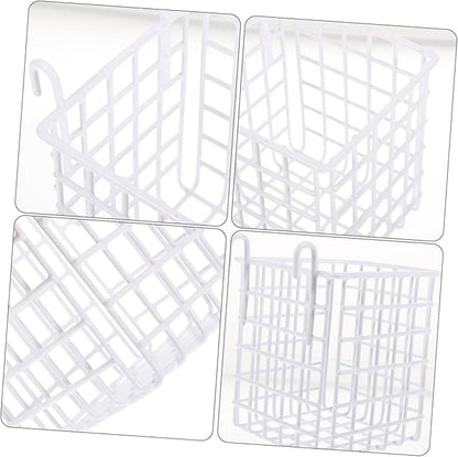 Cabilock Wire Basket Hanging Storage Rack over Door Organizer Iron Hanging Cabinet Organizer for Kitchen Bathroom Craft Room