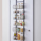 BrylaneHome Scroll 6-Tier Over-The-Door Pantry Organizer - Black