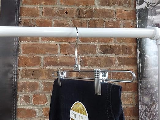NAHANCO Metal Skirt/Pant Hanger with Standard Hook - 12" (Pack of 25)