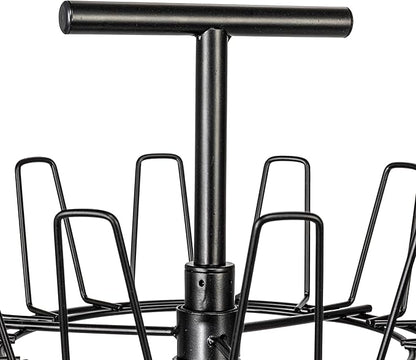 Household Essentials 4-Tier Shoe Storage Tree, Matte Black