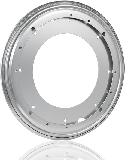 12-Inch Heavy Duty Lazy Susan Bearing, 1000LB Capacity Zinc Plated Turntable Hardware, for Smooth Rotation in Kitchen Cabinet, DIY Projects, Serving Tray Base (1-Pc)