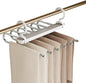 Ergocar Pants Hanger, Saving Space -Saving Metal Wardrobe Storage, Clothes Pants and Hanger, Multi -Function Scarf Storage and Storage Pants Jeans