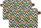 Pineapple Pattern Storage Basket Bin, Large Cube Storage Box Canvas Collapsible Storage Organizer for Home Office Closet, 2PCS - 15 L x 11 W x 9.5 H