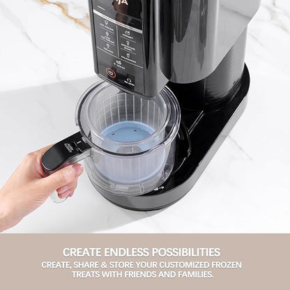 QVN For Ninja Creami Pints and Lids - 4 Pack Creami Pints, 16 oz Creami Containers, Creami Pint Containers Compatible with NC299AMZ & NC300 Series Ice Cream Maker - Tight Sealing & Anti-Slip