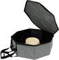 Hat Box, Large Capacity Hat Storage Box with Zipper Lid and Handles, Portable Hat Travel Case, Oxford Cloth Foldable Hat Organizer for Cowboy Hats, Baseball Hats, Fishermen Hats