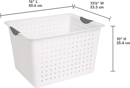 STERILITE 1628 Deep Ultra Plastic Storage Basket