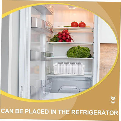 Refrigerator Storage Boxes Fridge Drink Dispenser Canned Food Storage Container Soda Bottle Holder Fridge Organizer