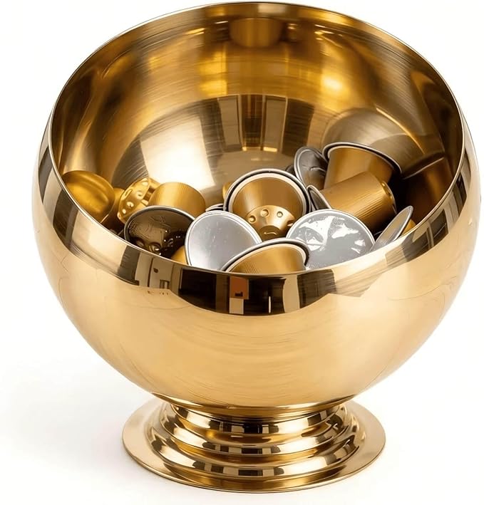 Coffee Pod Holder-Coffee Pod Storage-K Cup Holder-Espresso Pod Holder-Coffee Pod Organizer（GOLD