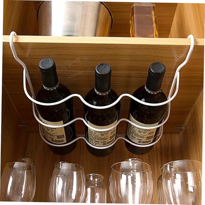 Fridge Organizers Iron Storage Rack Beer Can Holder Fridge Wine Rack Home Bar Accessory