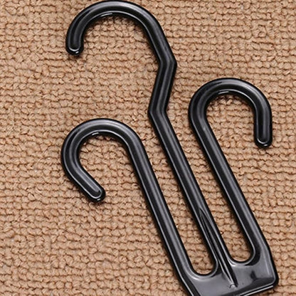 GLEAVI 25pcs Plastic Slipper Drying Racks with Double-sided Thickened Hooks Hanging Shoe Organizer for Sports Shoes for Bike Rear and Closet Storage