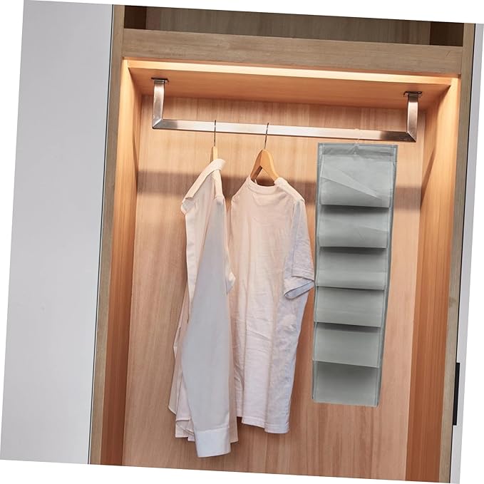 12-Slot Hanging Shoe Organizer Bag for Closet Over Door Storage Wall-Mounted Multi-Layer Design Sturdy Fabric for Shoes and Accessories