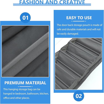 SHINEOFI Wall Hanging Storage Bag for Shoes 6-layer Foldable Oxford Cloth over The Door Organizer Large Capacity Hanging Storage Bag for Bedroom and Closet
