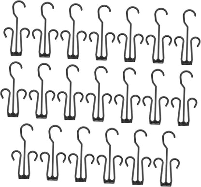20PCS Plastic Shoe Display Hooks Hanging Shoe Organizer for Closet or Mall Sturdy Hangers for Drying and Storage for Sneakers and Boots