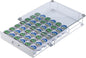 K Cup Pod Holde Glass Top Drawer,Coffee Pod Holder Capsule Display Storage compatibility 42 k-cup(white)