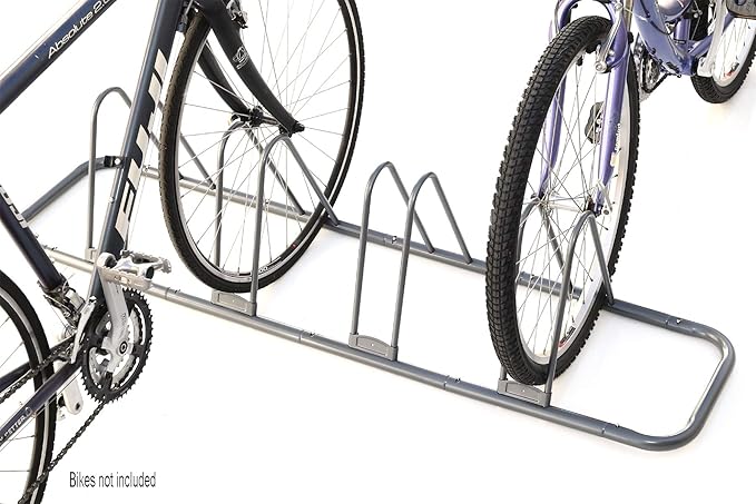 Sparehand 4 Bike Parking and Organization Solution - Freestanding Bike Stand for Parking Storage - Outdoor and Indoor Bike Rack