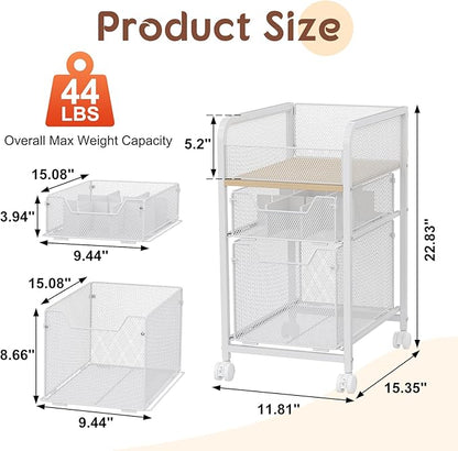 Hongtamoya Rolling Makeup Cart Organizer with 2 Drawers, Narrow Floor Skincare Organizers, Vanity Organizer Cosmetics Display Cases Holder for Skin Care Nail Polish Perfume Makeup Brush, White