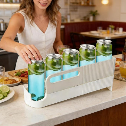 Beverage Holder | Storage Display Stand, Drink Dispenser For Refrigerator - for Kitchen Cabinet Bar Bar Home Counter Bottle Beer Wine Water