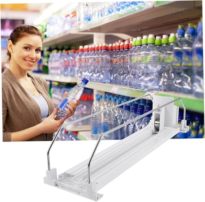 PRETYZOOM Beverage Propeller Drink Dispenser Stand Drink Dispenser Supermarket Shelf Pusher