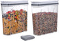 Cereal Containers Storage Set, Airtight Food Storage Container with Lid 3.5L,2PCS BPA-FREE Plastic Pantry Organization Canisters for Rice Cereal Flour Sugar Dry Food in Kitchen…