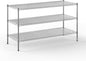 24" Deep x 60" Wide x 34" Height Wire Shelving Kit | 3-Tier | NSF Commercial Storage Rack Unit