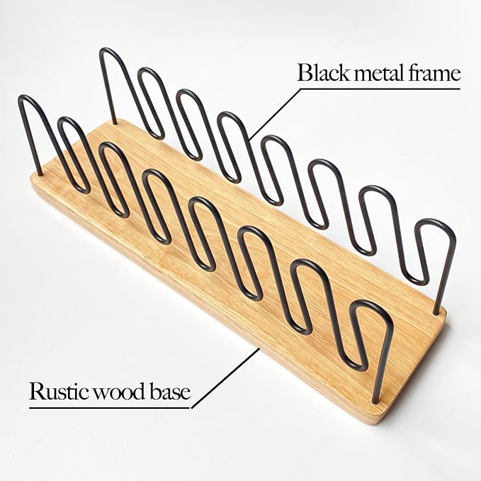 Hat Rack, Display Stand, 7-Cap Storage Organiser for Baseball Caps, Snapbacks, Fits on Tabletop, in Closet, Dressing Room