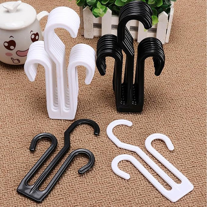 DOITOOL 12pcs Shoe Organizer Hooks for Exercise Bikes Sturdy Plastic Hanging Shoe Holder Rack for Slippers and Sandals Drying Portable Drying Rack for Home Use