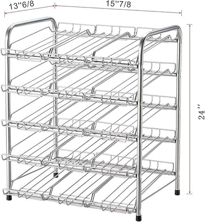 Can Organizer for Pantry, Can Rack Can Storage Dispenser for Canned Food (5 tiers)
