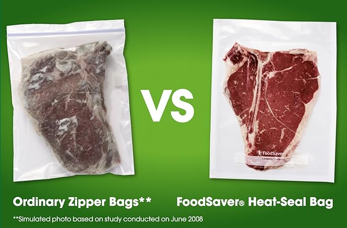 FoodSaver Vacuum Sealer Bags and Easy Fill Gallon Bags for Custom Fit Airtight Food Storage (Pack of 3, 10 Count)