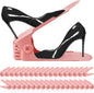 Shoe Slots Organizer 36 Pack - Shoe Organizer Space Saver 50%,Adjustable Thickening Shoe Stackers for a pair of Shoes,Shoe Storage Shoe Rack Holder for closet organization,organizador de zapatos,Pink
