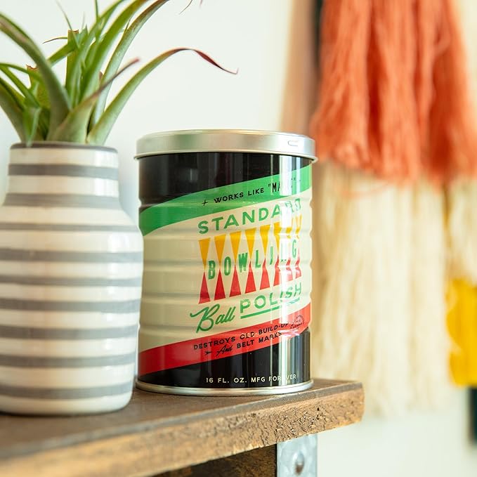 Retro Tin Can, Studio MPLS Designs, Collectable, Peel & Stick Valved End with Metal Lid, 8-12oz (4.0625 x 5.5 in) (Magic in a Can Design)