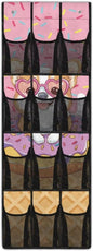 Generic Pink Corgi Door Hanging Shoe Organizer Elastic Over The Door Organizer Bedroom Space Saving Hanging Closet Organizer for Entrances College Dorm Apartments Storage Organizer