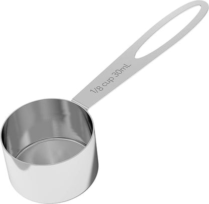 Coffee Gator Coffee Canister, Airtight Stainless Steel Kitchen Food Storage Container with Date Tracker, Scoop for Sugar, Grounds Coffee, Beans,Tea, Sugar, Cereal, Flour, Cookies Jars (Red, 22oz)