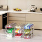 Can Organizer for Pantry,Can Holders for Pantry and Fridge,Automatic Rolling,Stackable Canned Food Organizer and Storage for Kitchen Cabinet Countertop Refrigerator Organization,3 Sets 3 Tiers