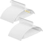 Non-Slip PVC Coating Metal Coat Hangers 40 Pack, Heavy Duty Clothes Hangers, No Shoulder Bumps, Space Saving Hangers for Sweaters, Suits, Shirts, Skirt, Jackets, White