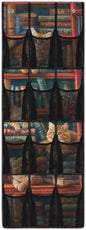Books Behind Door Organizer 12 Pockets Door Hanging Shoe Organizer for BedRoom Space Saving Multi-Funtion Storage Bag Large Capacity Cats Wall Hanging Storage