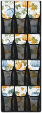 Retro Pumpkin Behind The Door Organizer for Thanksgiving Day Home Decor Door Hanging Shoe Organizer for Dorm Room Essentials,Mesh Pockets with 4 Metal Hook