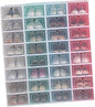 Toyvian 6PCS 6pcs Transparent Stackable Shoe Storage Boxes Thickened Plastic Shoe Containers with Front Door for Sneakers for Closet and Living Space Green Small