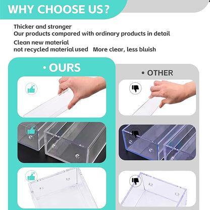 Organizer Rack Stand Holder Large Capacity Acrylic Clear 6 Layers for Nails Polish Essential Oil Lipstick Sunglasses