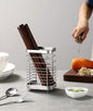 Stainless Steel Utensil Holder - Countertop Drying Caddy for Cutlery, Rust-Proof Organizer (Silver plus)