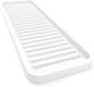 Silicone Kitchen Sink Organizer Tray, Sponge Holder and Countertop Protector | Bathroom and Kitchen Soap Dish and Dispenser Tray (White, 12"x4")